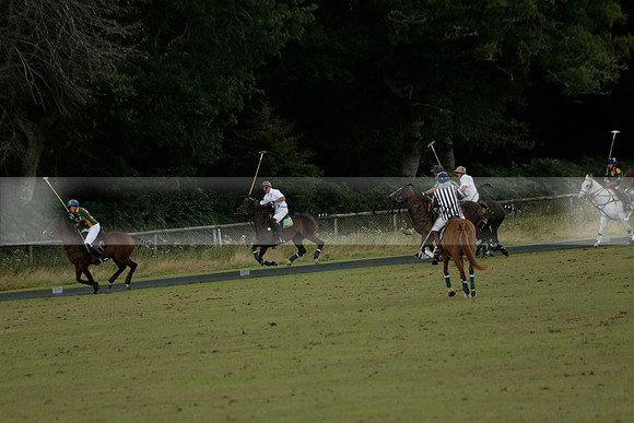 The Blue Jackets Cup polo match played between Maize Dulce (green) vs Home Farm (white) At the New Forest Polo Club on Sunday 18 August 2013