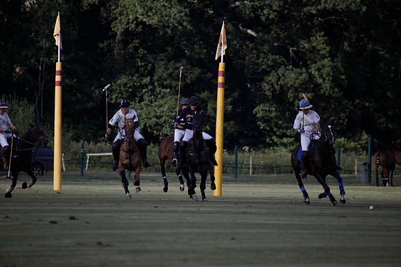 Summit v Combe Place in a West Sussex Cup polo match played on River at Cowdray Park Polo Club on Tuesday 21 August 2012