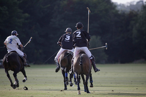 Summit v Combe Place in a West Sussex Cup polo match played on River at Cowdray Park Polo Club on Tuesday 21 August 2012
