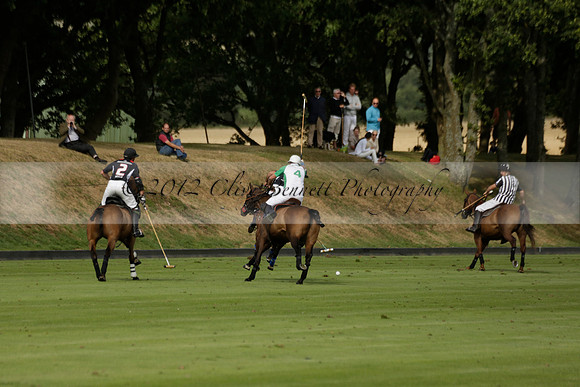Jaeger Le Coultre (black)  v Wairakei Pastoral (white) in a Jaeger Le Coultre Holden White Cup polo match played on 29 July 2013 at Cowdray Park Polo Club on Brooksfieldwww.polopictures.co.uk