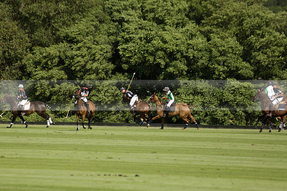 Jaeger Le Coultre (black)  v Wairakei Pastoral (white) in a Jaeger Le Coultre Holden White Cup polo match played on 29 July 2013 at Cowdray Park Polo Club on Brooksfieldwww.polopictures.co.uk