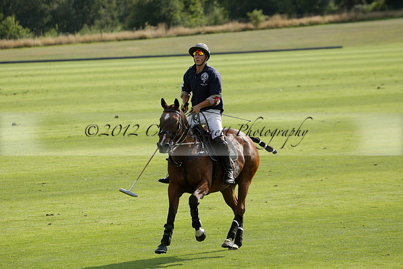 Pandas (white) v Home Farm (navy) in a Park House West Sussex Cup Polo match on Brooksfield at Cowdray Park Polo Club on Friday 30 August 2013. 2013.08.30 www.polopictures.co.uk
