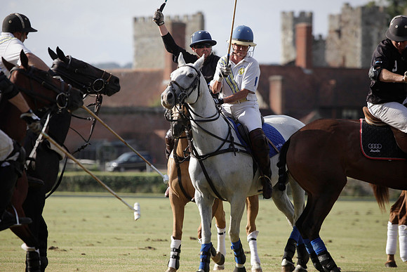 Summit v Combe Place in a West Sussex Cup polo match played on River at Cowdray Park Polo Club on Tuesday 21 August 2012