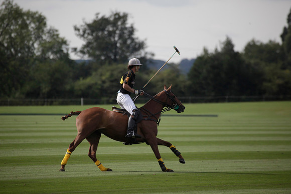 Montana v Maiz Dulce in the Uber 12 goal Final polo match played on Lawns 1 at Cowdray Park Polo Club on Sunday 26 August 2012