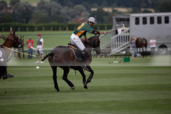 Maiz Dulce v Combe in a Brecknock Cup polo match played on Ambersham 2 at Cowdray Park Polo Club on Friday 17 August 2012