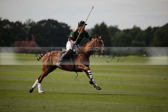 Maiz Dulce v Combe in a Brecknock Cup polo match played on Ambersham 2 at Cowdray Park Polo Club on Friday 17 August 2012
