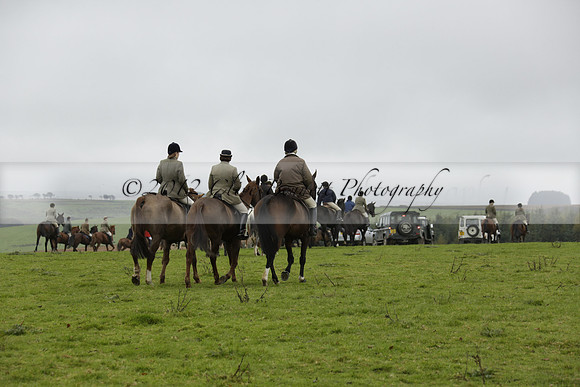 Devon & Somerset Staghounds meet at Larkbarrow Corner. North Devon. 2013.10.18 www.polopictures.co.uk