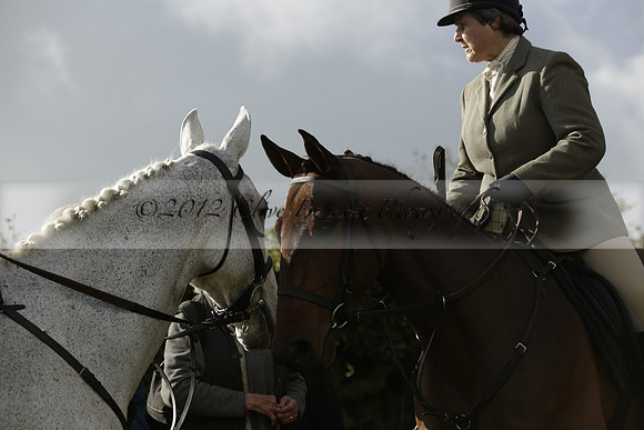 Devon & Somerset StagHounds meet at Five Cross Ways on Thursday 17 October 2013. 2013.10.17 www.polopictures.co.uk
