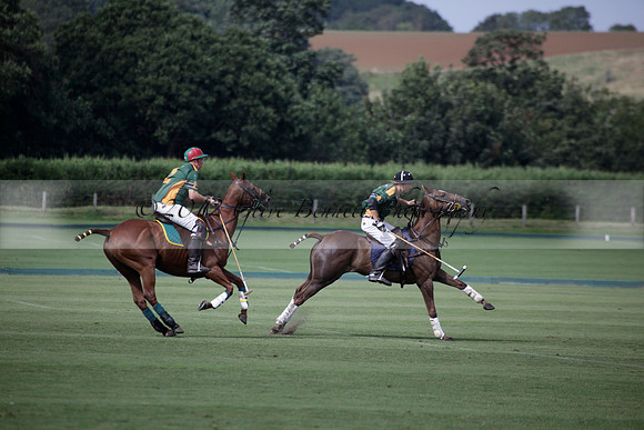 Maiz Dulce v Combe in a Brecknock Cup polo match played on Ambersham 2 at Cowdray Park Polo Club on Friday 17 August 2012