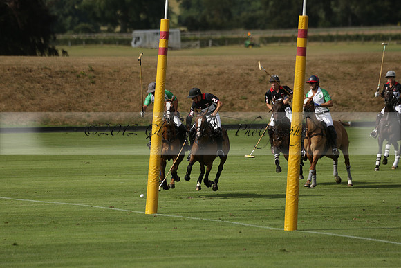 Jaeger Le Coultre (black)  v Wairakei Pastoral (white) in a Jaeger Le Coultre Holden White Cup polo match played on 29 July 2013 at Cowdray Park Polo Club on Brooksfieldwww.polopictures.co.uk