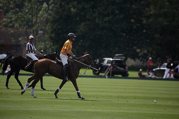 Montana v Maiz Dulce in the Uber 12 goal Final polo match played on Lawns 1 at Cowdray Park Polo Club on Sunday 26 August 2012