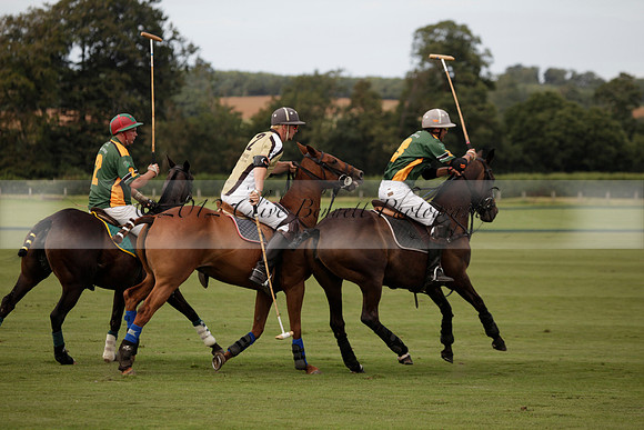 Maiz Dulce v Combe in a Brecknock Cup polo match played on Ambersham 2 at Cowdray Park Polo Club on Friday 17 August 2012