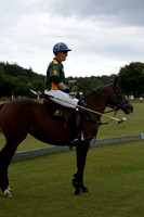 The Blue Jackets Cup polo match played between Maize Dulce (green) vs Home Farm (white) At the New Forest Polo Club on Sunday 18 August 2013