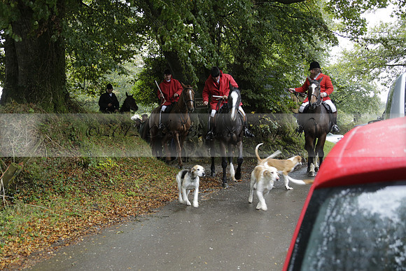 Devon & Somerset Stag Hounds meet at Liscombe on Saturday 12 October 2013 2013.10.12 www.polopictures.co.uk