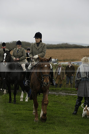 Devon & Somerset Staghounds meet at Larkbarrow Corner. North Devon. 2013.10.18 www.polopictures.co.uk
