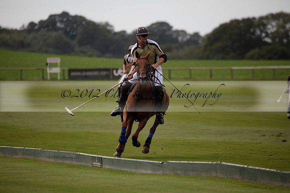 Maiz Dulce v Combe in a Brecknock Cup polo match played on Ambersham 2 at Cowdray Park Polo Club on Friday 17 August 2012