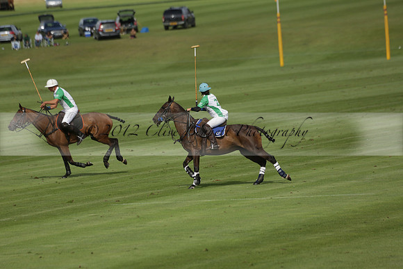 Jaeger Le Coultre (black)  v Wairakei Pastoral (white) in a Jaeger Le Coultre Holden White Cup polo match played on 29 July 2013 at Cowdray Park Polo Club on Brooksfieldwww.polopictures.co.uk