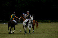 The Blue Jackets Cup polo match played between Maize Dulce (green) vs Home Farm (white) At the New Forest Polo Club on Sunday 18 August 2013