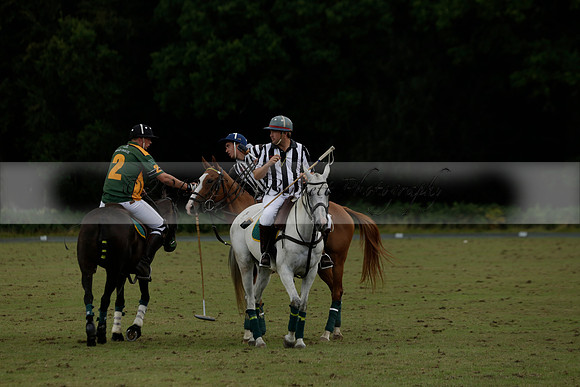 The Blue Jackets Cup polo match played between Maize Dulce (green) vs Home Farm (white) At the New Forest Polo Club on Sunday 18 August 2013