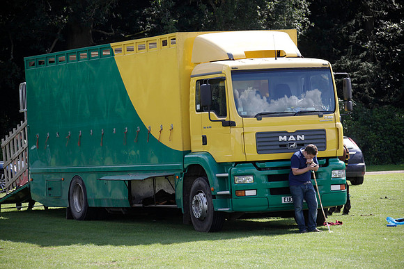 Montana v Maiz Dulce in the Uber 12 goal Final polo match played on Lawns 1 at Cowdray Park Polo Club on Sunday 26 August 2012