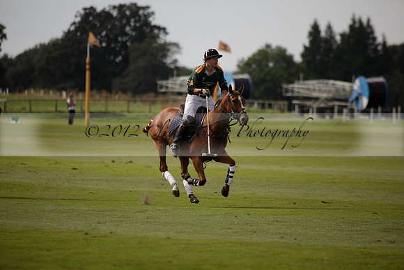Maiz Dulce v Combe in a Brecknock Cup polo match played on Ambersham 2 at Cowdray Park Polo Club on Friday 17 August 2012