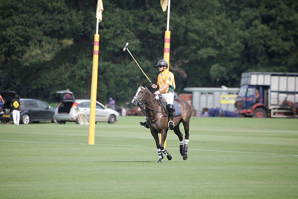 Montana v Maiz Dulce in the Uber 12 goal Final polo match played on Lawns 1 at Cowdray Park Polo Club on Sunday 26 August 2012