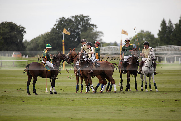 Maiz Dulce v Combe in a Brecknock Cup polo match played on Ambersham 2 at Cowdray Park Polo Club on Friday 17 August 2012