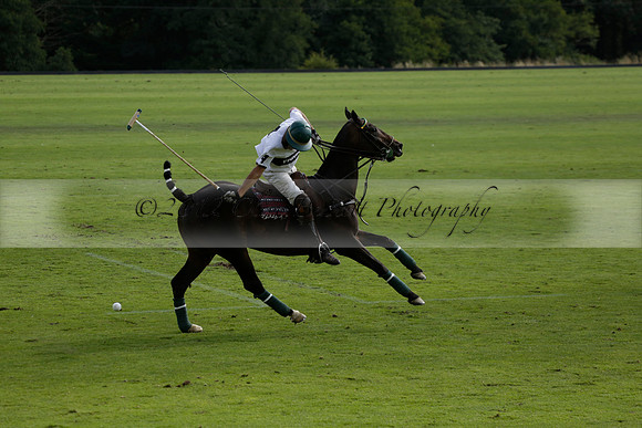 Pandas (white) v Home Farm (navy) in a Park House West Sussex Cup Polo match on Brooksfield at Cowdray Park Polo Club on Friday 30 August 2013. 2013.08.30 www.polopictures.co.uk