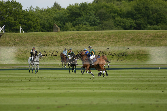 Maiz Dulce v Ghost Chilli in the Easebourne Cup final Polo match 2013.06.09