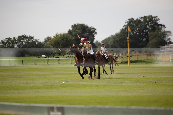 Maiz Dulce v Combe in a Brecknock Cup polo match played on Ambersham 2 at Cowdray Park Polo Club on Friday 17 August 2012