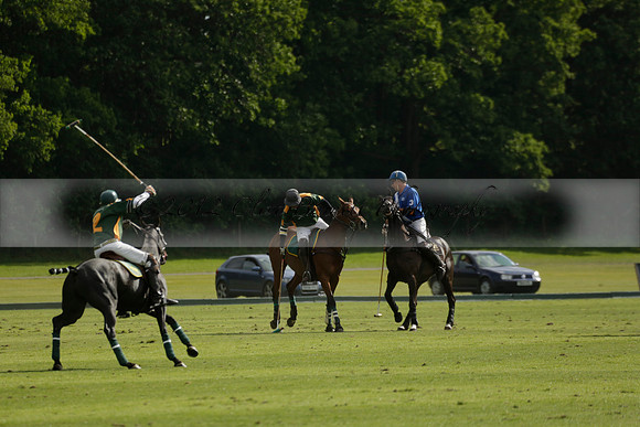 Maiz Dulce v Ghost Chilli in the Easebourne Cup final Polo match 2013.06.09