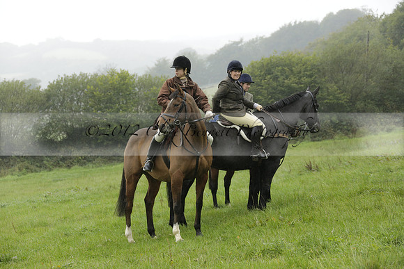 Devon & Somerset Stag Hounds meet at Liscombe on Saturday 12 October 2013 2013.10.12 www.polopictures.co.uk