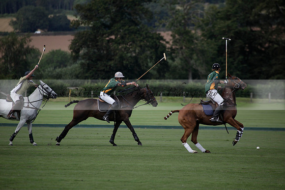 Maiz Dulce v Combe in a Brecknock Cup polo match played on Ambersham 2 at Cowdray Park Polo Club on Friday 17 August 2012