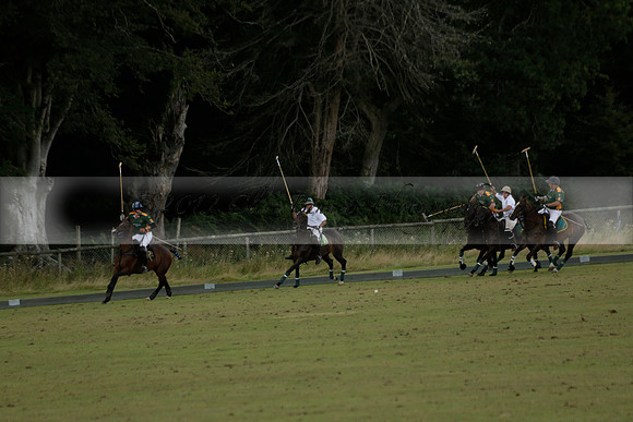 The Blue Jackets Cup polo match played between Maize Dulce (green) vs Home Farm (white) At the New Forest Polo Club on Sunday 18 August 2013