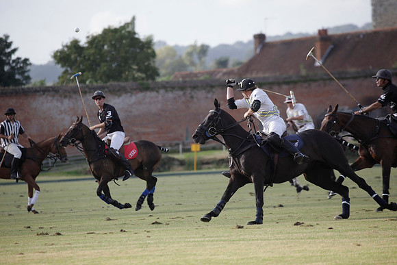 Summit v Combe Place in a West Sussex Cup polo match played on River at Cowdray Park Polo Club on Tuesday 21 August 2012