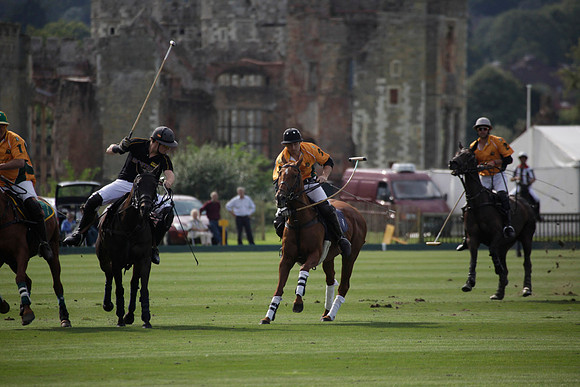 Montana v Maiz Dulce in the Uber 12 goal Final polo match played on Lawns 1 at Cowdray Park Polo Club on Sunday 26 August 2012