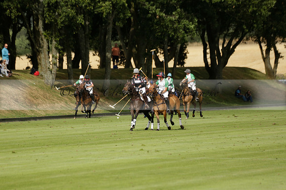 Jaeger Le Coultre (black)  v Wairakei Pastoral (white) in a Jaeger Le Coultre Holden White Cup polo match played on 29 July 2013 at Cowdray Park Polo Club on Brooksfieldwww.polopictures.co.uk