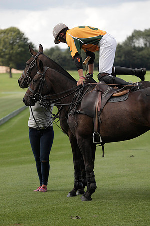 Montana v Maiz Dulce in the Uber 12 goal Final polo match played on Lawns 1 at Cowdray Park Polo Club on Sunday 26 August 2012