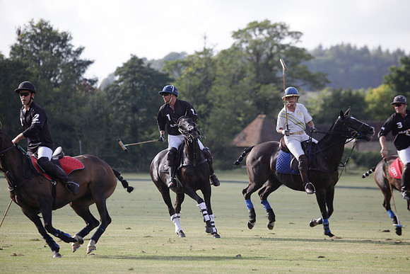 Summit v Combe Place in a West Sussex Cup polo match played on River at Cowdray Park Polo Club on Tuesday 21 August 2012