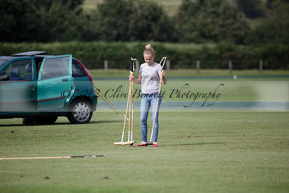 Maiz Dulce v Combe in a Brecknock Cup polo match played on Ambersham 2 at Cowdray Park Polo Club on Friday 17 August 2012