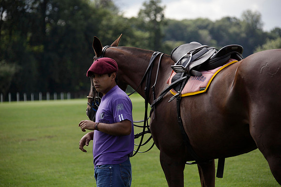 Montana v Maiz Dulce in the Uber 12 goal Final polo match played on Lawns 1 at Cowdray Park Polo Club on Sunday 26 August 2012