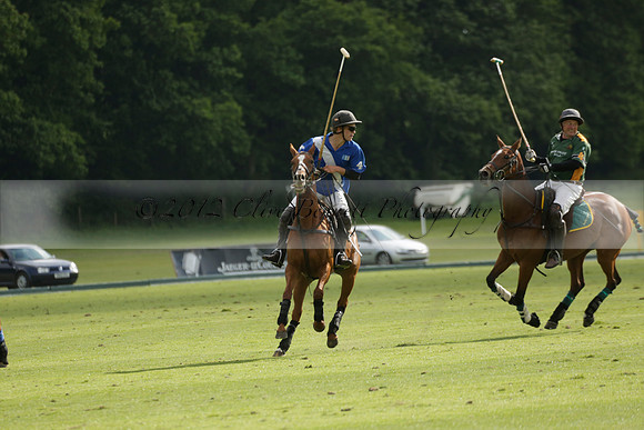Maiz Dulce v Ghost Chilli in the Easebourne Cup final Polo match 2013.06.09