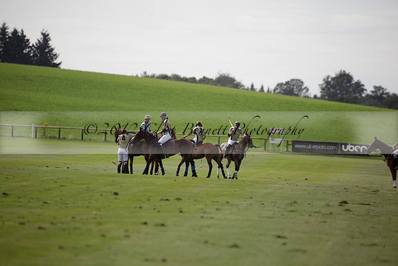 Maiz Dulce v Combe in a Brecknock Cup polo match played on Ambersham 2 at Cowdray Park Polo Club on Friday 17 August 2012