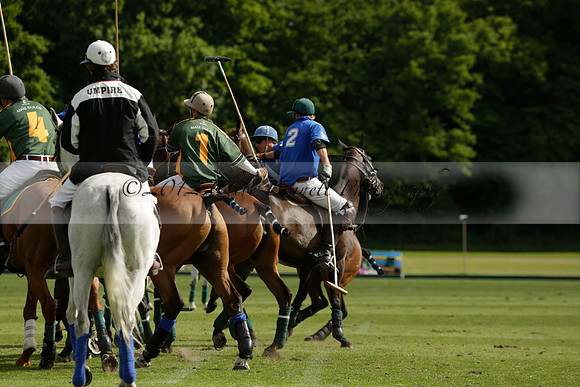 Maiz Dulce v Ghost Chilli in the Easebourne Cup final Polo match 2013.06.09