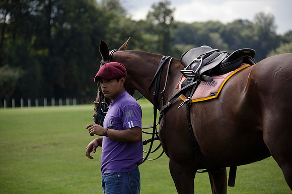 Montana v Maiz Dulce in the Uber 12 goal Final polo match played on Lawns 1 at Cowdray Park Polo Club on Sunday 26 August 2012