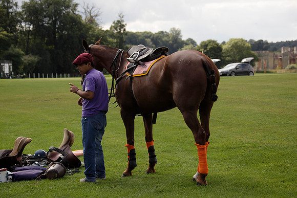 Montana v Maiz Dulce in the Uber 12 goal Final polo match played on Lawns 1 at Cowdray Park Polo Club on Sunday 26 August 2012