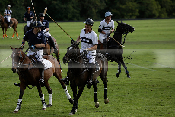 Pandas (white) v Home Farm (navy) in a Park House West Sussex Cup Polo match on Brooksfield at Cowdray Park Polo Club on Friday 30 August 2013. 2013.08.30 www.polopictures.co.uk