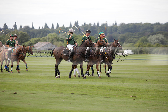 Maiz Dulce v Combe in a Brecknock Cup polo match played on Ambersham 2 at Cowdray Park Polo Club on Friday 17 August 2012