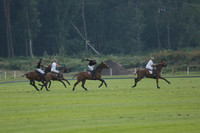 Pluma Negra (white) v Shoreline (black) in the Brecknock Cup Subsidiary final polo match played on Sunday 25 August 2013 at Cowdray Park Polo Club on Ambersham 1. 2013.10.12 www.polopictures.co.uk