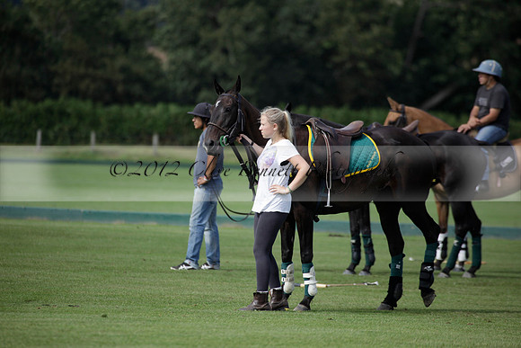 Maiz Dulce v Combe in a Brecknock Cup polo match played on Ambersham 2 at Cowdray Park Polo Club on Friday 17 August 2012